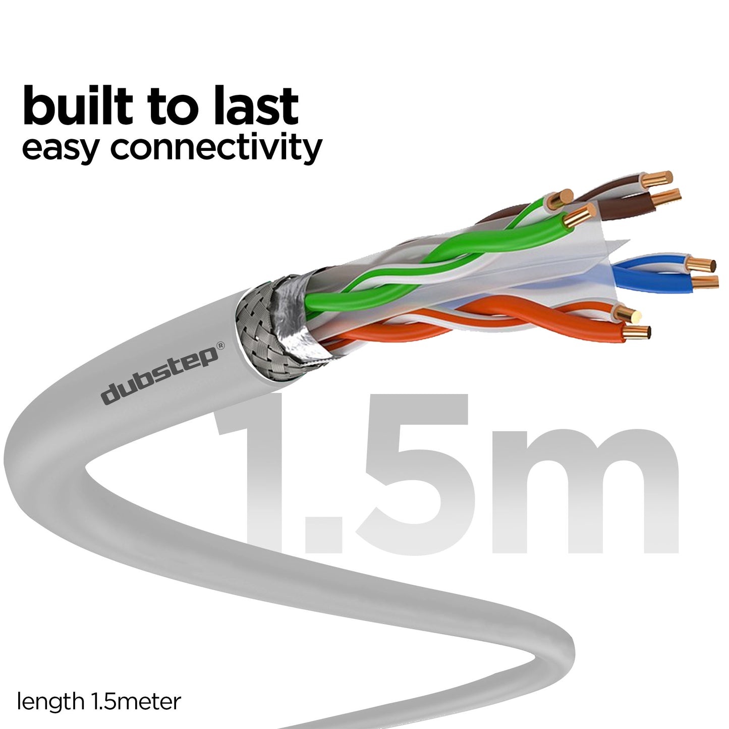 blaze cat.6 (1.5m LAN network / high speed internet cable)