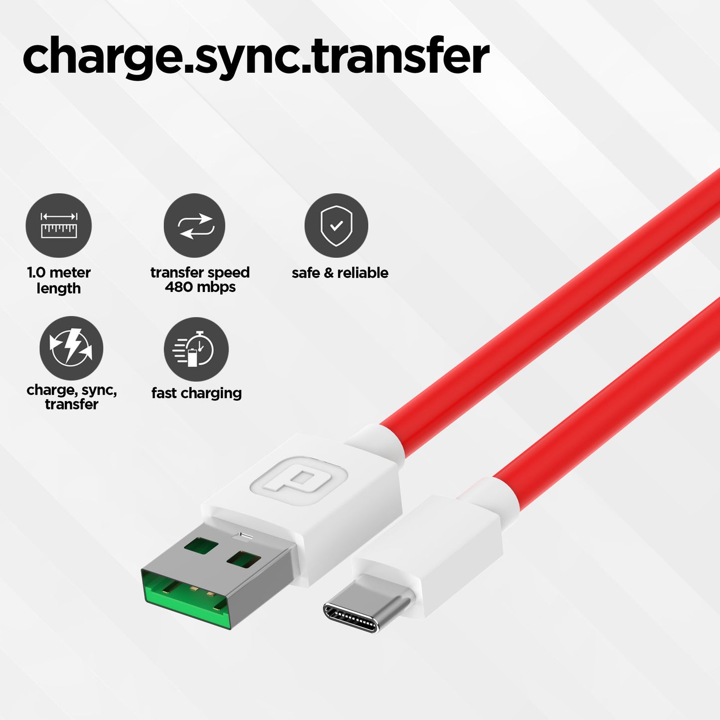 Blaze Ultra 50W Fast Charging USB A to Type C Cable