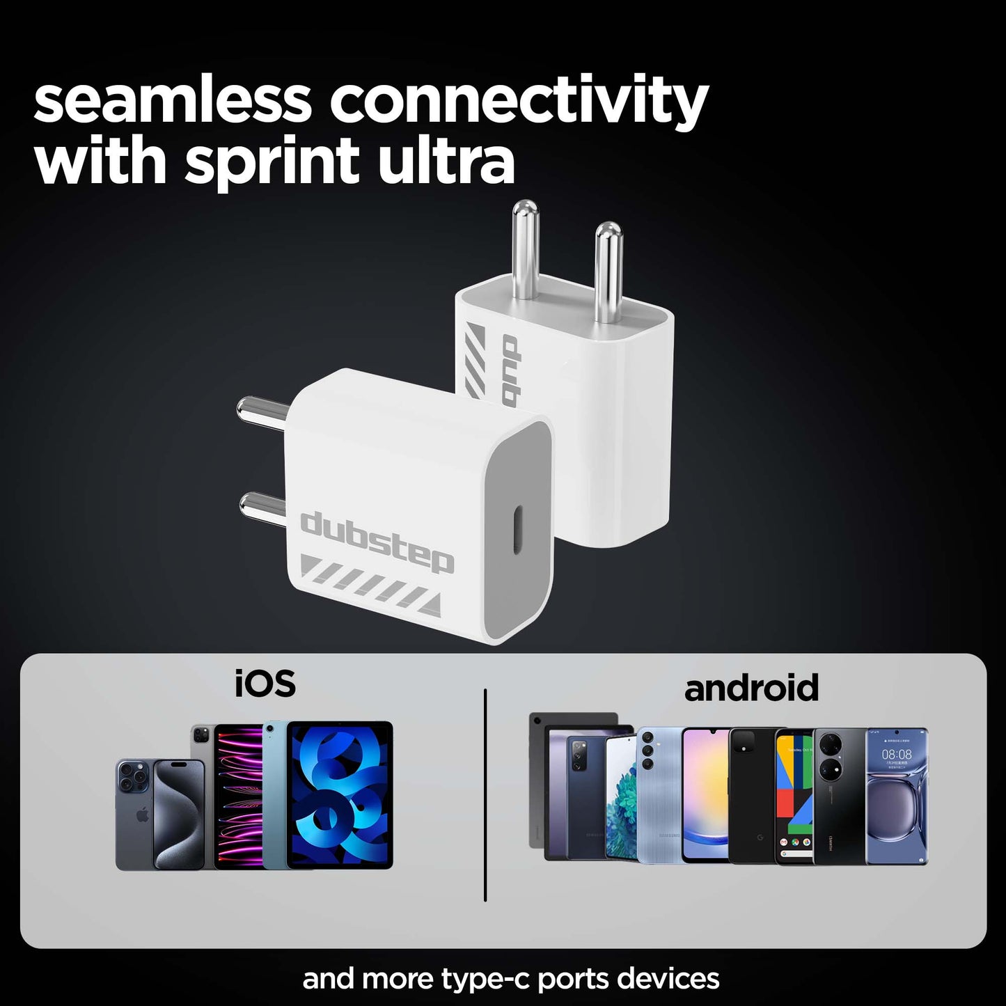 Sprint 30w PD with Type-C to Type-C